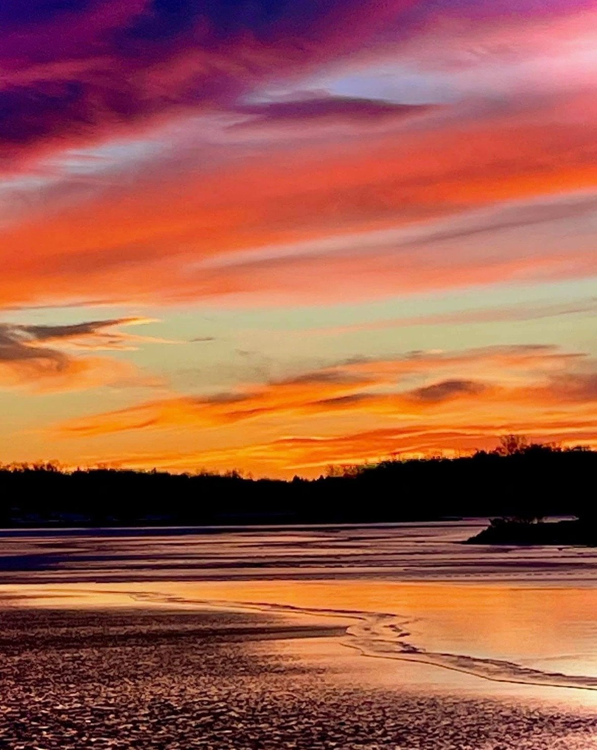 Fishing dock at sunrise
